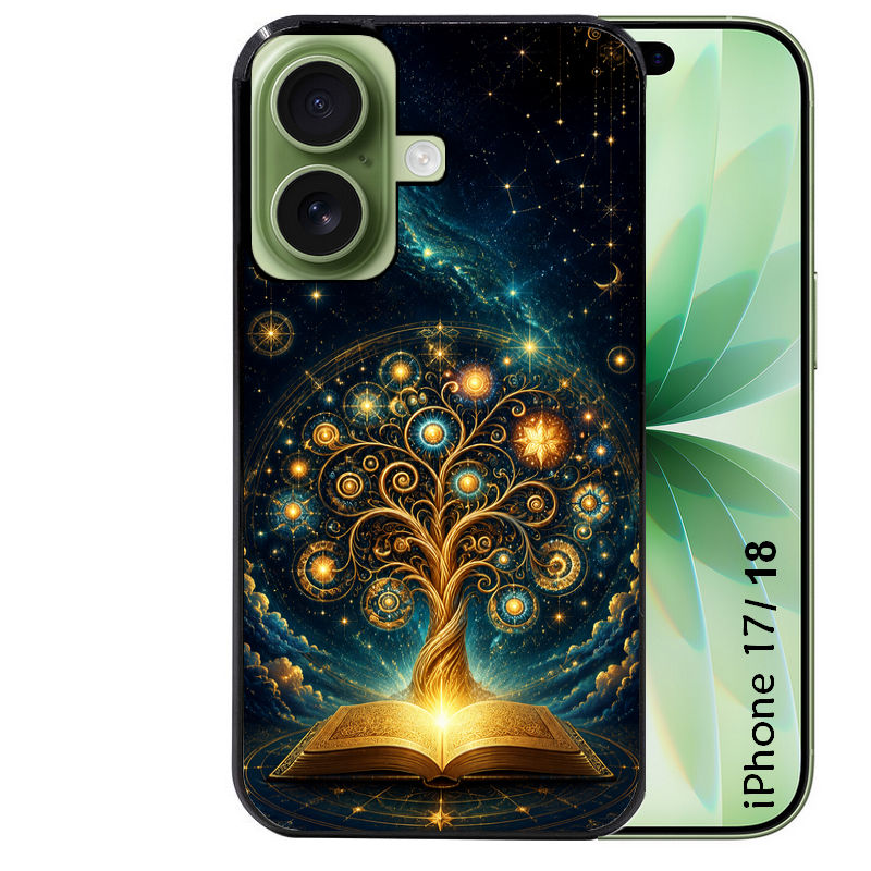 Coque pour Iphone 18 / PRO / PRO MAX / 18E arbre de vie astro