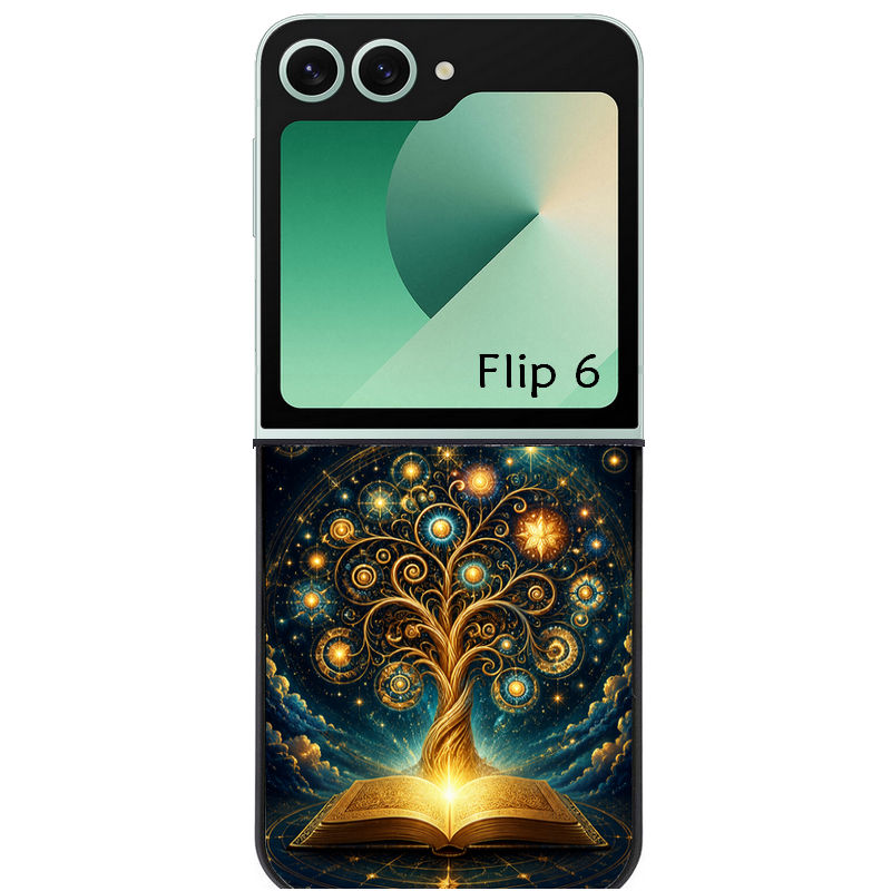 Coque pour Z FLIP 6 7 8 arbre de vie astro