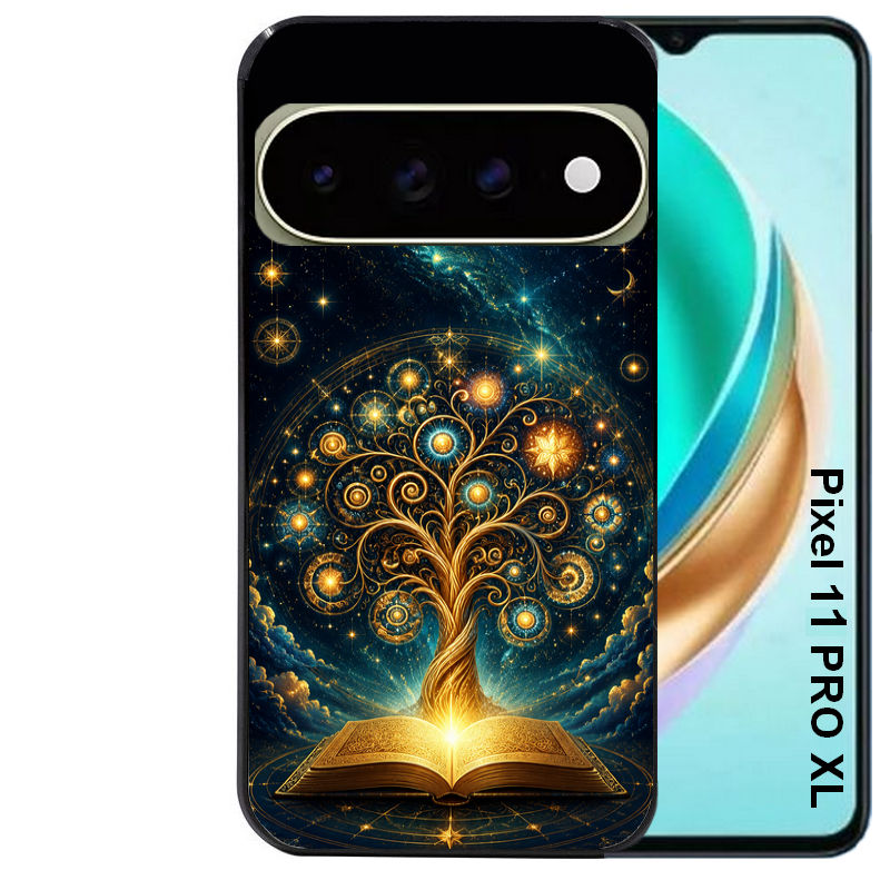Coque pour Pixel 10 / 11 / PRO / XL arbre de vie astro