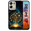 Coque pour Redmi 17 et 17C 4G 5G arbre de vie astro