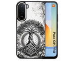 Coque pour POCO C81 PRO arbre de vie fleur