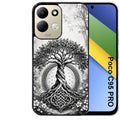 Coque pour POCO C95 PRO arbre de vie fleur