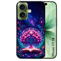 Coque pour Iphone 18 / PRO / PRO MAX / 18E arbre de vie violet