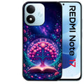 Coque pour Redmi Note 17 et PRO 4G 5G Max arbre de vie violet