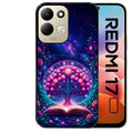 Coque pour Redmi 17 et 17C 4G 5G arbre de vie violet