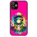 Coque noire taperso pour OPPO A5 PRO 4G et 5G avec motif anime manga et tag protection antichoc personnalisée