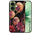 Coque pour Iphone 18 / PRO / PRO MAX / 18E astro et fleurs