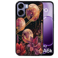 Coque pour Oppo A6 A6 A6K astro et fleurs