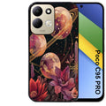 Coque pour POCO C95 PRO astro et fleurs