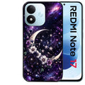 Coque pour Redmi Note 17 et PRO 4G 5G Max astro et lune violet