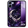 Coque pour Oppo A6 A6 A6K astro et lune violet