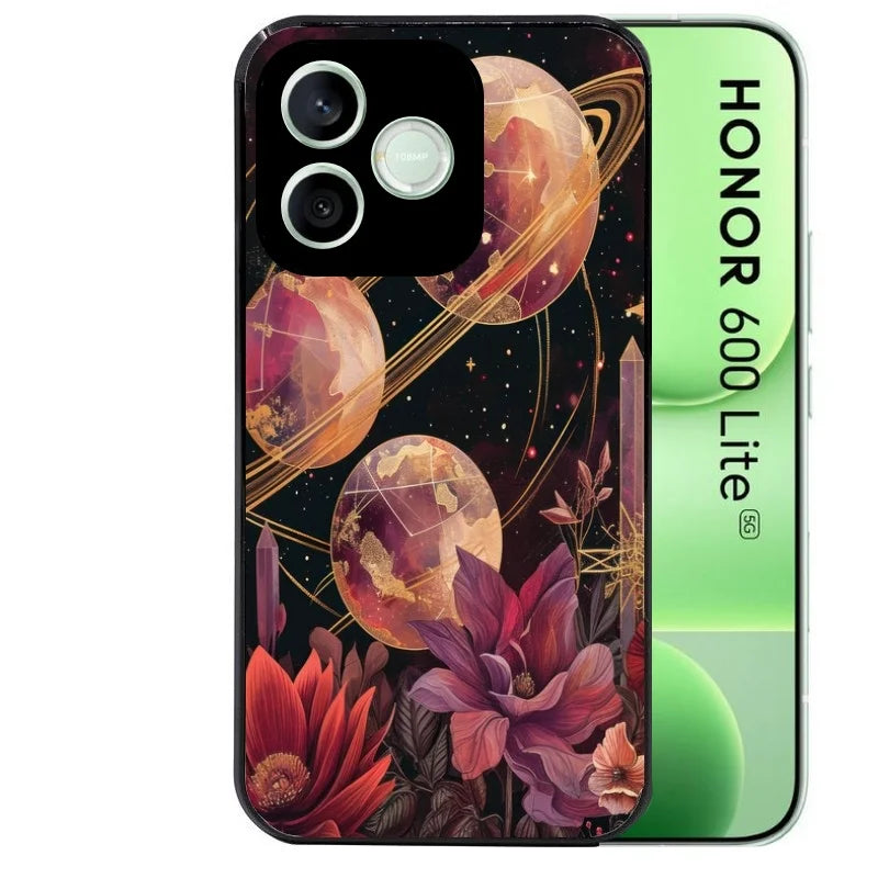 Coque pour Honor 600 LITE astro et fleurs