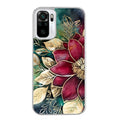Coque taperso pour Redmi Note 10 4G 5G PRO 10S avec motif fleur poinsettia style noel protection antichoc personnalisée