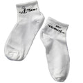 Chaussette courte atsem vacances disponible en blanc, rose, vert, jaune, violet et bleu