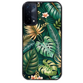 Coque noire taperso pour OPPO A54 et A74 5G avec motif jungle dore protection antichoc personnalisée