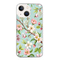 Coque taperso pour Iphone 12 et PRO MINI PRO MAX avec motif fleur de printemps protection antichoc personnalisée