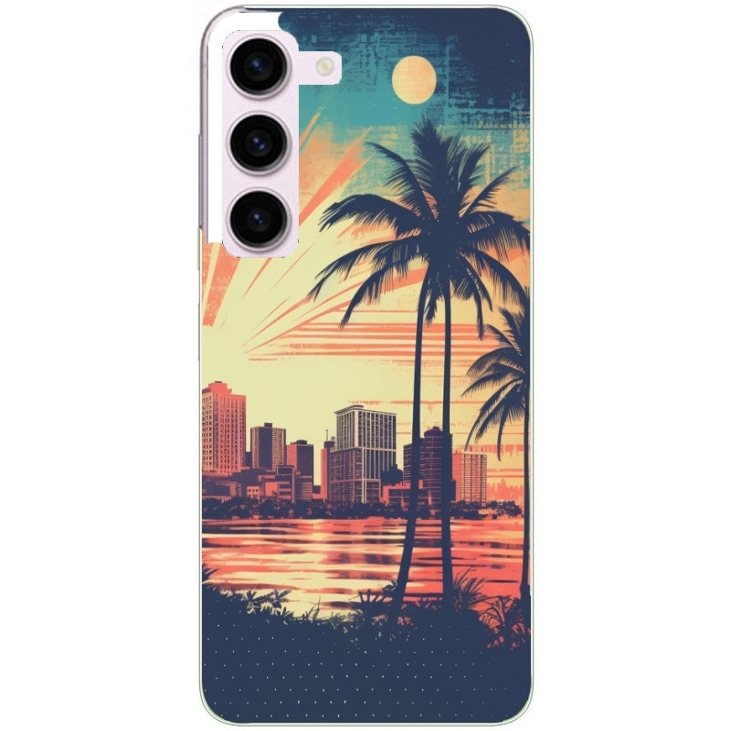 Coque taperso pour Galaxy A13 4G et 5G A23 A53 avec motif hawaii retro protection antichoc personnalisée