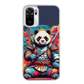 Coque taperso pour Redmi Note 10 4G 5G PRO 10S avec motif panda katana personnalisee protection antichoc personnalisée