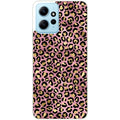 Coque taperso pour Redmi Note 12 4G 5G PRO 4G avec motif leopard rose protection antichoc personnalisée