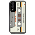 Coque noire taperso pour OnePlus Nord 5 avec motif cassette grise personnalisable protection antichoc personnalisée