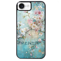 Coque noire taperso pour Iphone 17 17E AIR MAX PRO avec motif fleur sakura personnalisee protection antichoc personnalisée