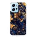 Coque taperso pour Redmi Note 12 4G 5G PRO 4G avec motif tigre et fleur protection antichoc personnalisée