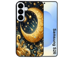 Coque noire taperso pour galaxy S26 et PLUS ULTRA FE avec motif lune astre protection antichoc personnalisée