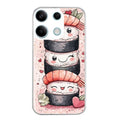 Coque taperso pour POCO X6 5G avec motif sushi kawai anime protection antichoc personnalisée