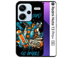 Coque noire taperso pour Redmi Note 13 PRO PLUS 5G avec motif skate board protection antichoc personnalisée