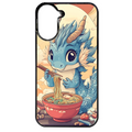 Coque noire taperso pour POCO C71 4G avec motif dragon ramen 2 protection antichoc personnalisée