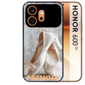 Coque noire taperso pour Honor 600 et 600 PRO avec motif ballerine danse personnalisee protection antichoc personnalisée