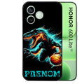 Coque noire pour Honor 600 LITE avec motif basket et dino personnaliséee protection antichoc personnalisée