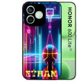 Coque noire pour Honor 600 LITE avec motif basket electro personnaliséee protection antichoc personnalisée