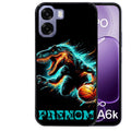 Coque pour Oppo A6 A6 A6K personnalisée basket et dino