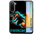 Coque pour POCO C81 PRO personnalisée basket et dino