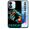 Coque pour Redmi Note 17 et PRO 4G 5G Max personnalisée basket et dino