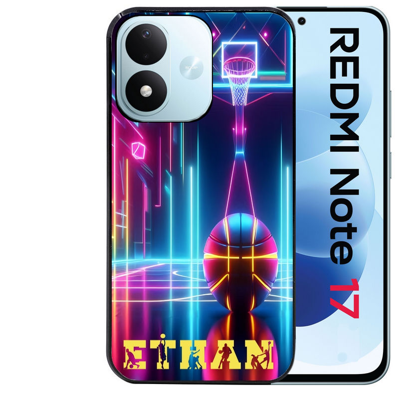 Coque pour Redmi Note 17 et PRO 4G 5G Max personnalisée basket electro