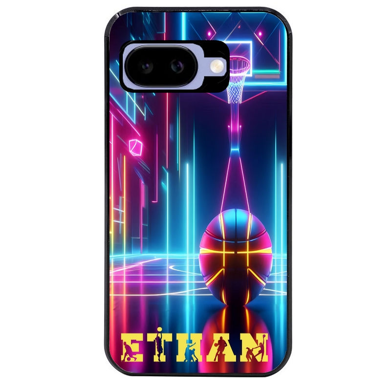 Coque pour Pixel 8A 9A 10A personnalisée basket electro