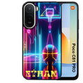 Coque pour POCO C81 PRO personnalisée basket electro
