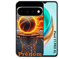 Coque pour Pixel 10 / 11 / PRO / XL personnalisée basket flamme