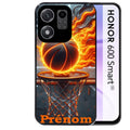 Coque pour Honor 600 SMART personnalisée basket flamme