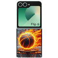 Coque pour Z FLIP 6 7 8 personnalisée basket flamme