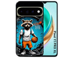 Coque pour Pixel 10 / 11 / PRO / XL basket racoon