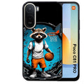 Coque pour POCO C81 PRO basket racoon