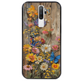 Coque noire taperso pour OPPO A5 A9 2020 avec motif bois et papillon 1 protection antichoc personnalisée