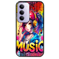 Coque noire taperso pour Redmi 15 4G et 5G avec motif anime manga et music protection antichoc personnalisée