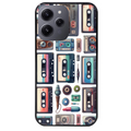 Coque noire taperso pour Redmi 12 4G et 5G avec motif cassette multi protection antichoc personnalisée