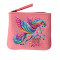 Porte monnaie licorne love en feutrine en feutrine