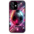 Coque noire taperso pour OPPO A40 avec motif foot etoile personnalisee protection antichoc personnalisée