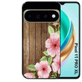Coque pour Pixel 10 / 11 / PRO / XL bois fleur rose